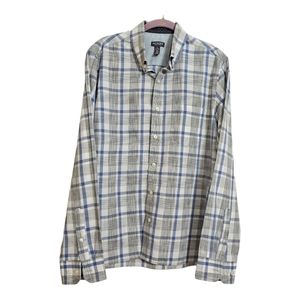 VAN HEUSEN NEVER TUCK Men's Long Sleeve Shirt M